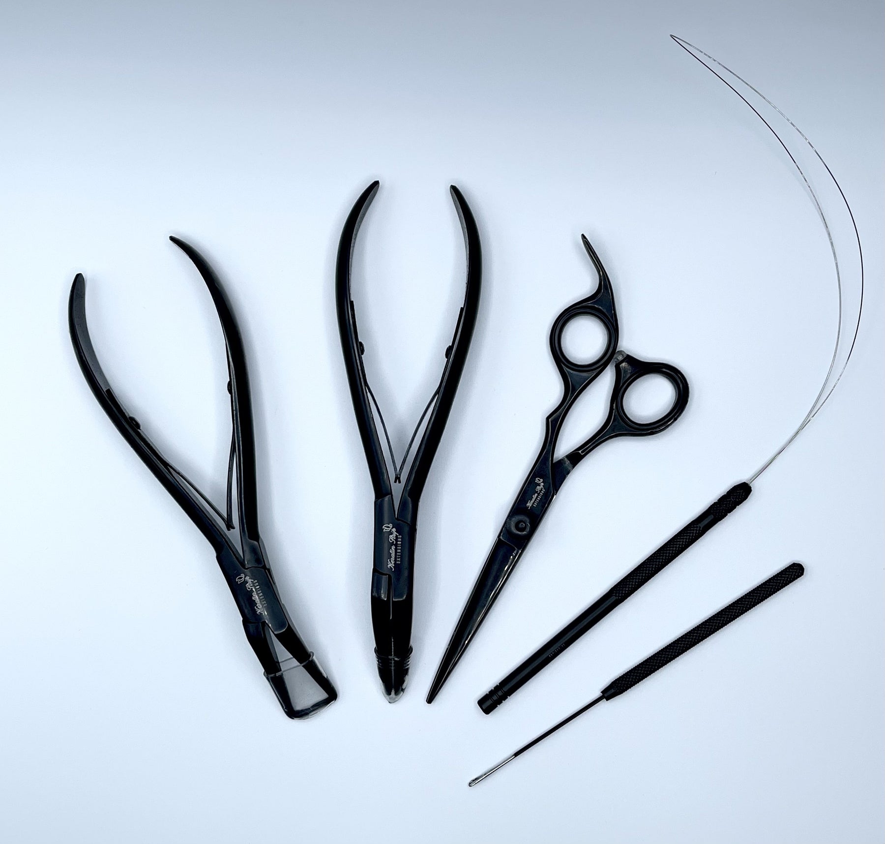 tape hair extension pliers tool kit tweezers for hair extensions